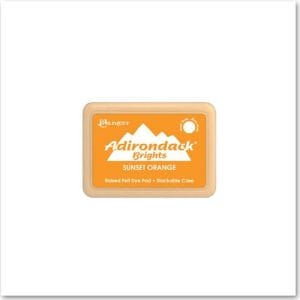 Adirondack Dye Ink Pad Brights - Sunset Orange