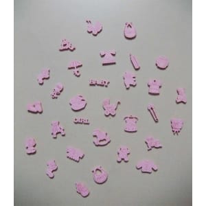 Assorted Baby Girl Felt Embellishment