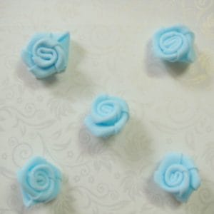 Felt Roses - Blue