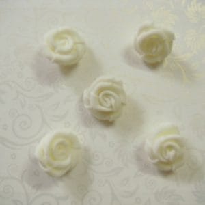 Felt Roses - Cream