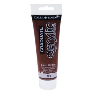 Daler Rowney Graduate Acrylics Tube - Burnt Umber