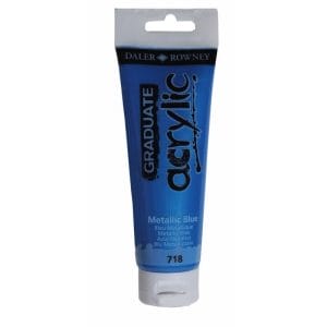Daler Rowney Graduate Acrylics Tube - Metallic Blue
