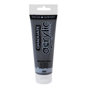 Daler Rowney Graduate Acrylics Tube - Neutral Grey