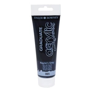 Daler Rowney Graduate Acrylics Tube - Paynes Grey