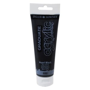 Daler Rowney Graduate Acrylics Tube - Pearl Black