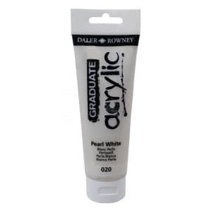Daler Rowney Graduate Acrylics Tube - Pearl White