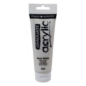 Daler Rowney Graduate Acrylics Tube - Pearl White