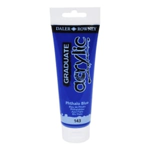 Daler Rowney Graduate Acrylics Tube - Phthalo Blue