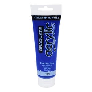 Daler Rowney Graduate Acrylics Tube - Phthalo Blue