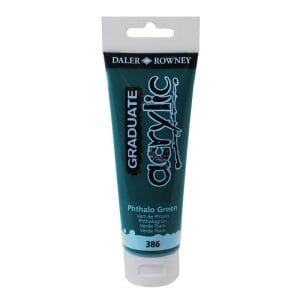 Daler Rowney Graduate Acrylics Tube - Phthalo Green