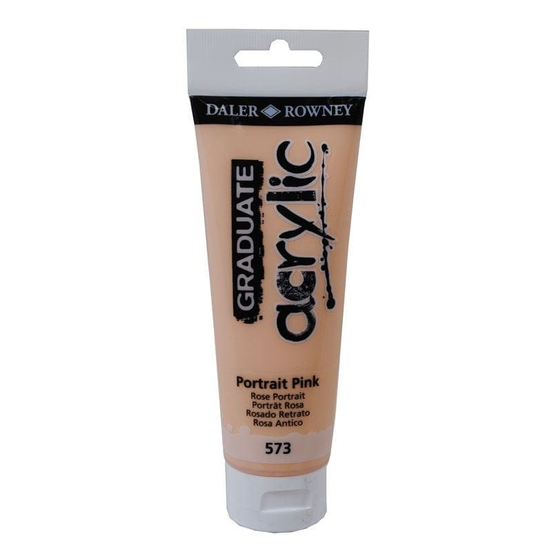 Daler Rowney Graduate Acrylics Tube - Portrait Pink DalerRowneyGraduateAcrylicPortraitPink Daler Rowney Graduate Acrylics Tube - Portrait Pink