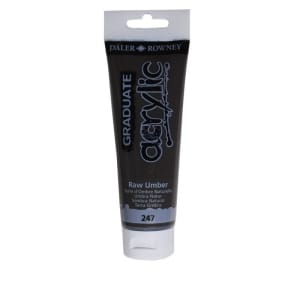 Daler Rowney Graduate Acrylics Tube - Raw Umber