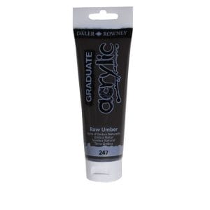 Daler Rowney Graduate Acrylics Tube - Raw Umber