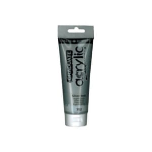 Daler Rowney Graduate Acrylics Tube - Silver