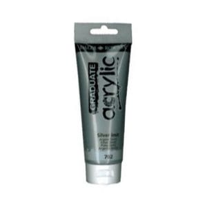 Daler Rowney Graduate Acrylics Tube - Silver