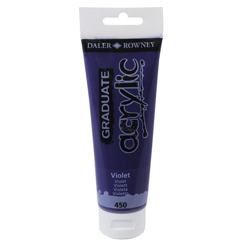 Daler Rowney Graduate Acrylics Tube - Violet DalerRowneyGraduateAcrylicViolet Daler Rowney Graduate Acrylics Tube - Violet
