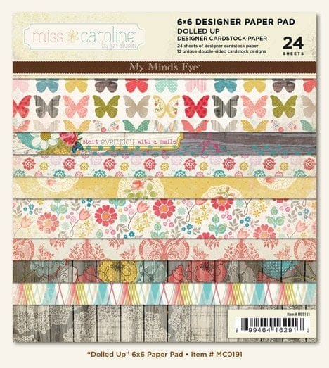 My Minds Eye - Miss Caroline - Dolled Up - 6x6 Paperpack DolledUp My Minds Eye - Miss Caroline - Dolled Up - 6x6 Paperpack