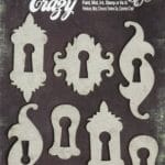 Color Me Crazy chipboard elements - Keyholes