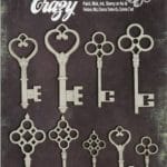 Color Me Crazy chipboard elements - Keys