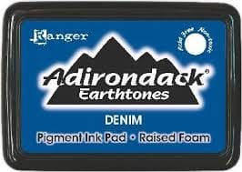 Adirondack Pigment Ink Pad Earthtones - Denim PEP24132 Adirondack Pigment Ink Pad Earthtones - Denim
