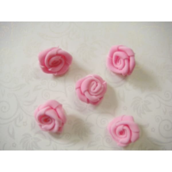 Felt Roses - Pink