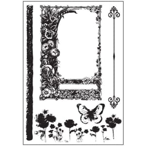 Prima Flowers Sun Kiss Cling Stamp