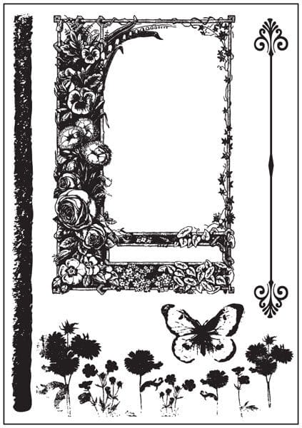 Prima Flowers Sun Kiss Cling Stamp PrimaSunKiss Prima Flowers Sun Kiss Cling Stamp