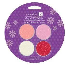 Studio G Fine Glitter Pack of 4 - Combo 3
