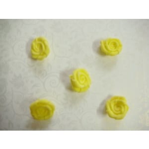 Felt Roses - Yellow