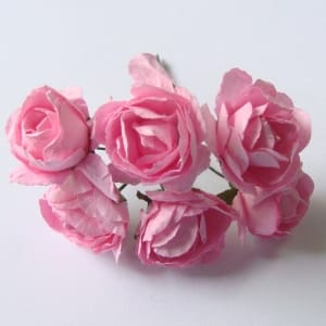 Paper Roses - Bright Pink