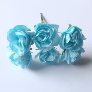 Paper Roses - Light Blue