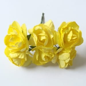 Paper Roses - Yellow