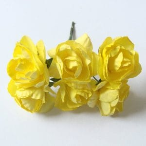 Paper Roses - Yellow