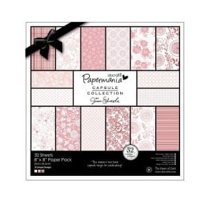 Papermania Capsule Collection 8X8" Paper Pack by Jesse Edwards - Parkstone Pink
