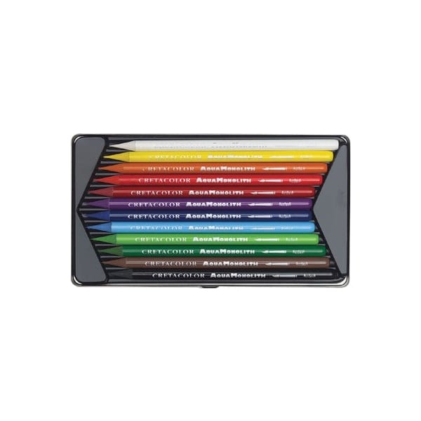 Cretacolor Aqua Monolith Color Pencils (Set of 12)