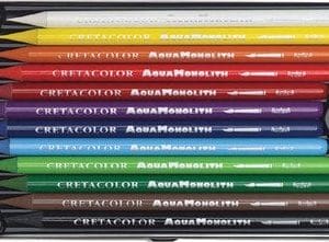 Cretacolor Aqua Monolith Color Pencils (Set of 12)