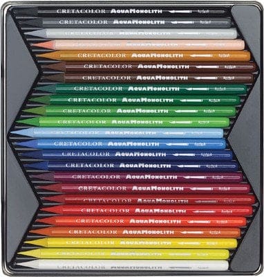 Cretacolor Aqua Monolith Color Pencils (Set of 24)