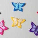 Assorted Checkered Butterflies - Dark Collection