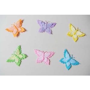 Assorted Checkered Butterflies - Light Collection