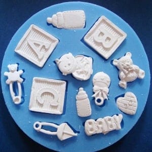 Baby Blocks Silicone Clay Mould