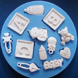 Baby Blocks Silicone Clay Mould