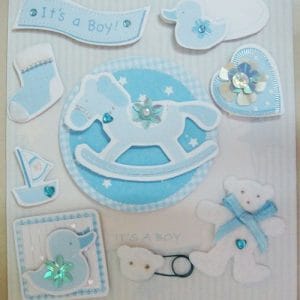 Its A Boy Sticker - Design 2
