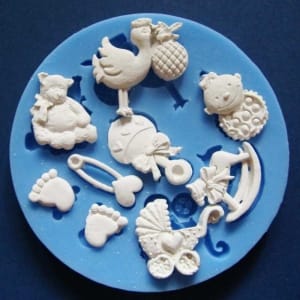 Baby Feets & Toys Silicone Clay Mould