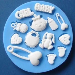 Baby Girl Silicone Clay Mould