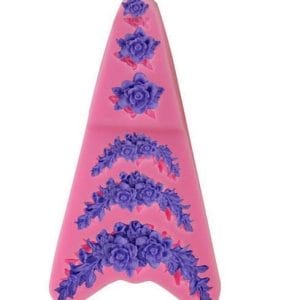 Many Tiny Flowers Silicone Clay Mould