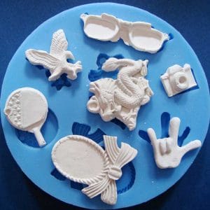 Camera & Glasses Silicone Clay Mould