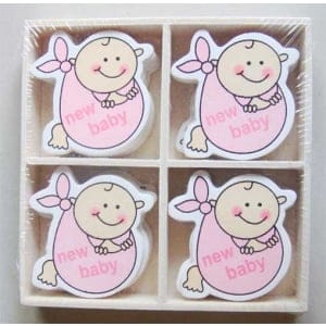 Chipboard Pack - New Baby Girl