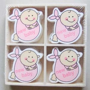 Chipboard Pack - New Baby Girl