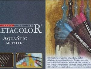 Cretacolor Aquastic Crayons (Set of 10 Metallic)