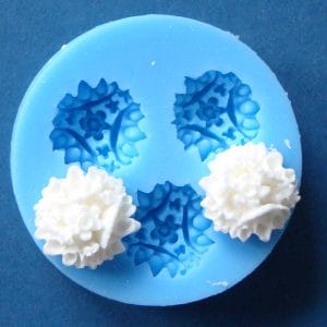 Geometrical Flower Silicone Clay Mould
